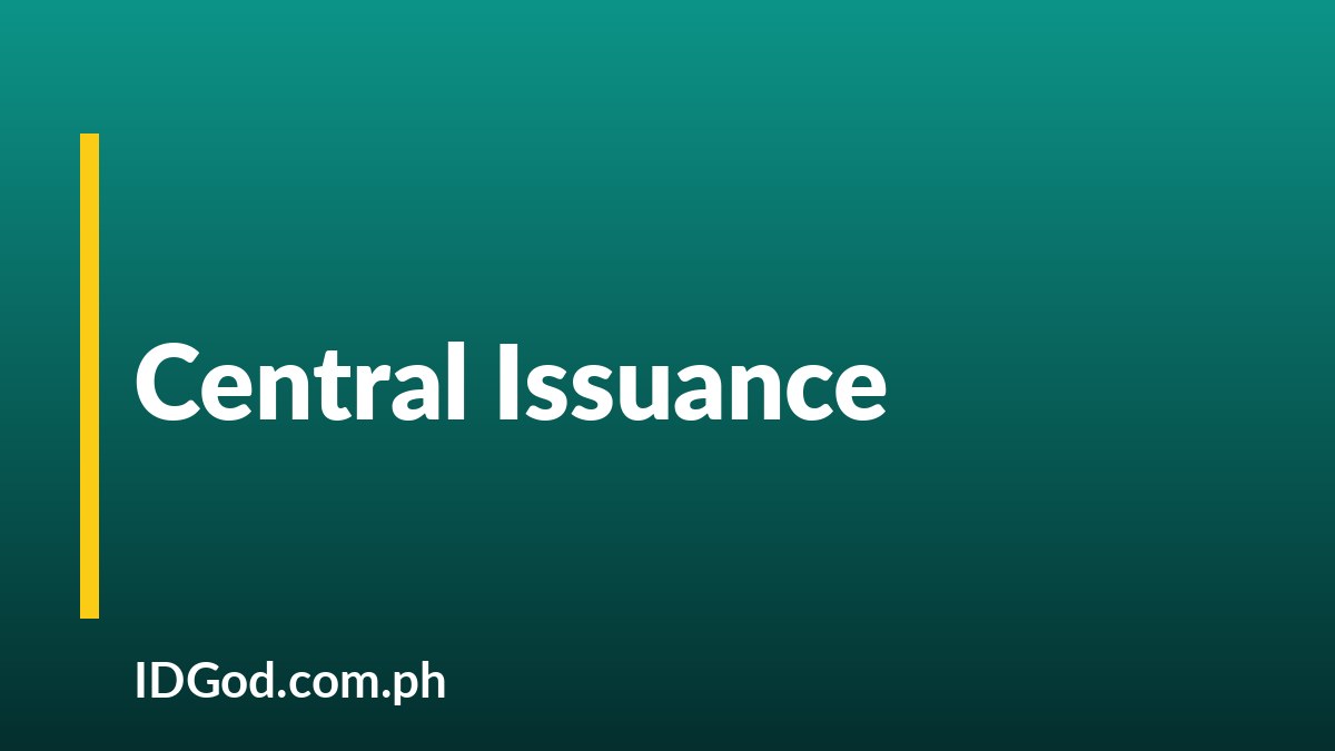Central Issuance vs Over the Counter ID Cards