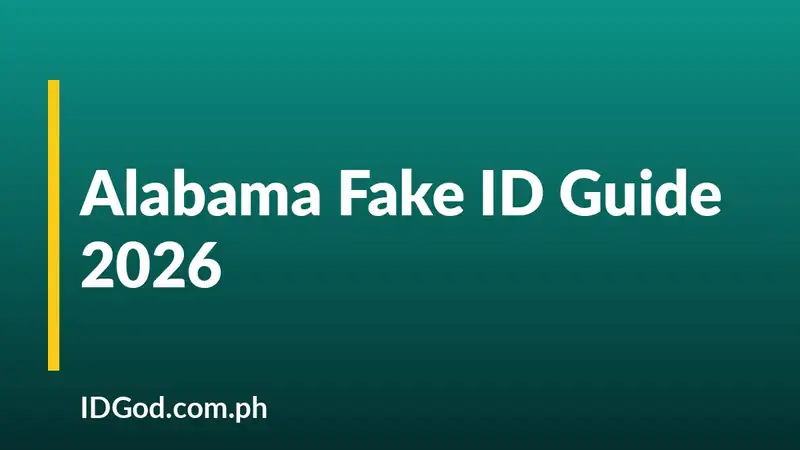 Alabama Fake ID Guide 2026: Undetectable AL IDs by IDGod