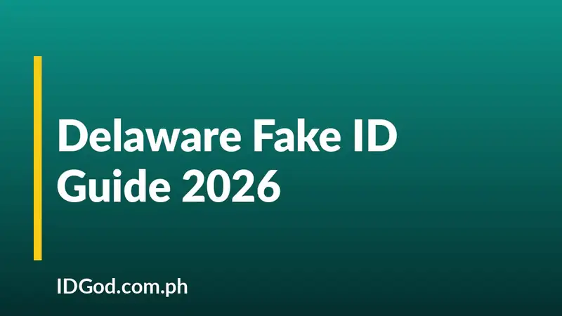 Delaware Fake ID Guide 2026: Undetectable DE IDs by IDGod
