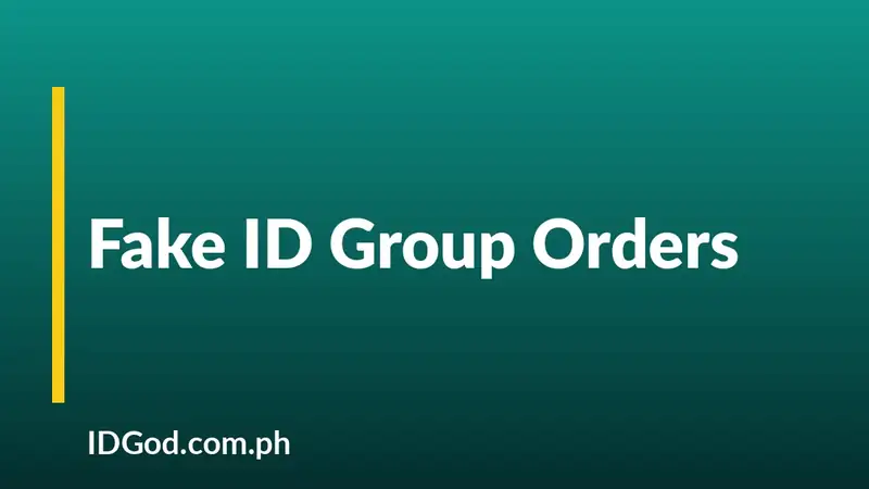 Fake ID Group Orders: How to Save Money on Multiple IDs