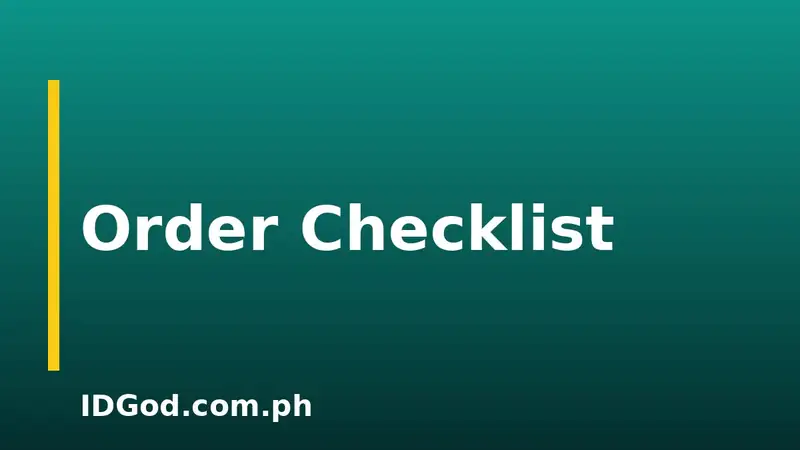 The Fake ID Order Checklist: What to Prepare Before You Buy