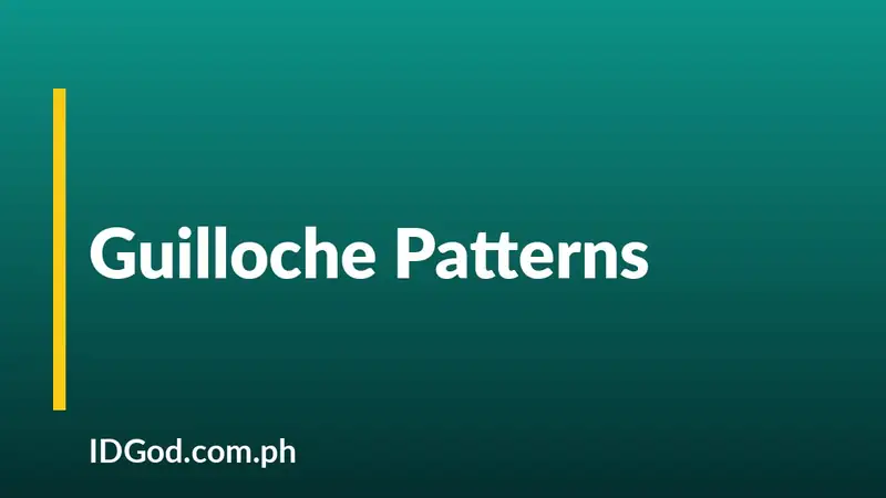 Fine Line and Guilloche Patterns on ID Cards
