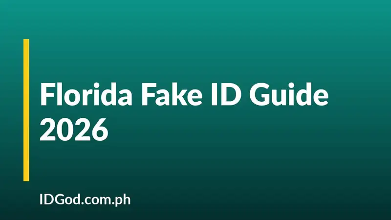 Florida Fake ID Guide 2026: Undetectable FL IDs by IDGod