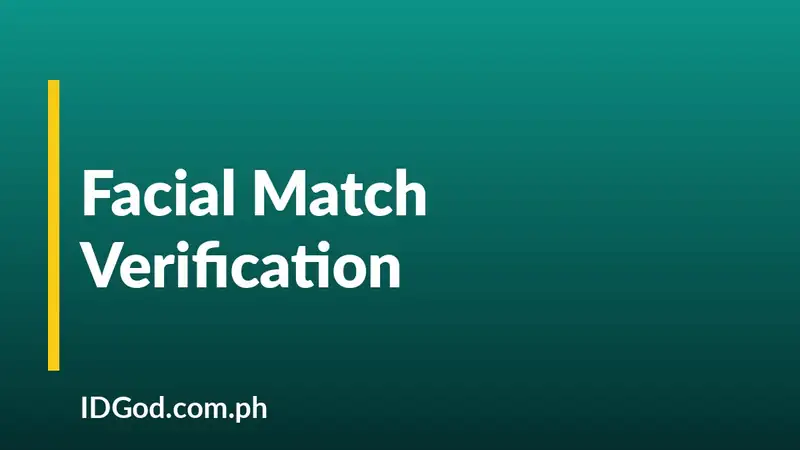 How Biometric Facial Matching Verification Works