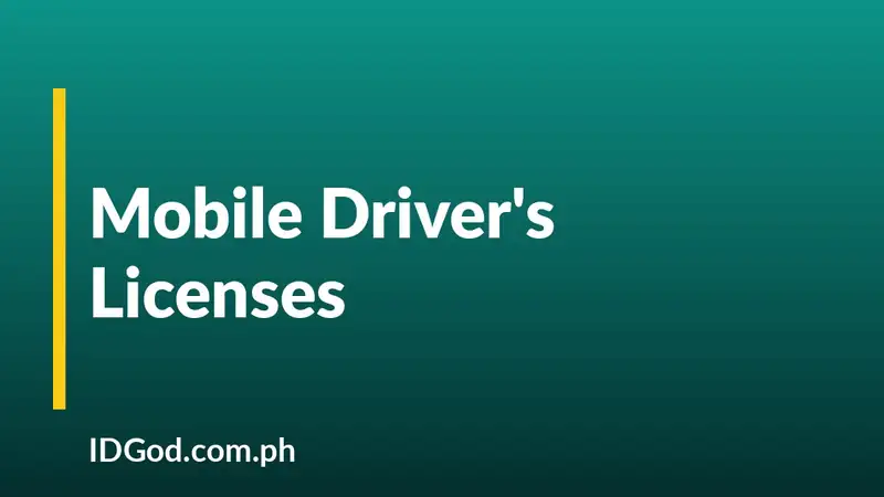 How Mobile Driver's Licenses Work