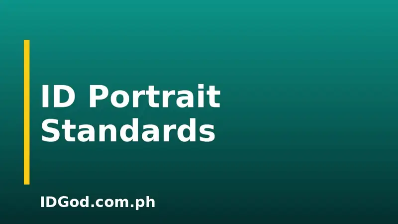 How Portrait Standards Shape the Photo on an ID
