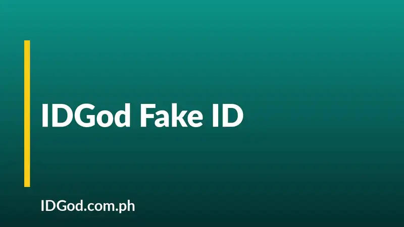 IDGod Fake ID: Premium Scannable IDs With Free Duplicate 2026