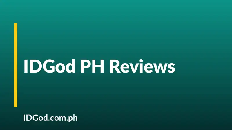 IDGod PH Reviews: Why idgod.com.ph Is the Trusted Choice