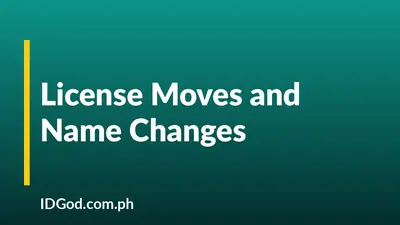 What Changes on Your License When You Move States or Change Your Name