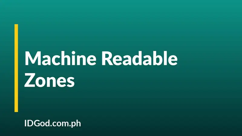 Machine Readable Zones on ID Cards