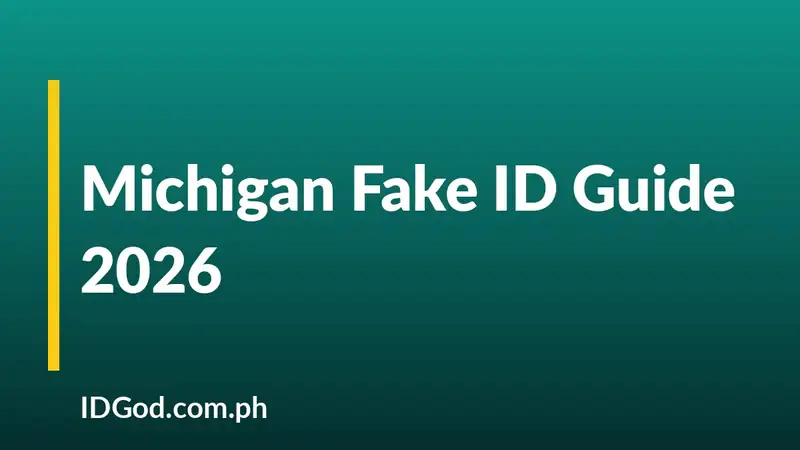 Michigan Fake ID Guide 2026: Undetectable MI IDs by IDGod