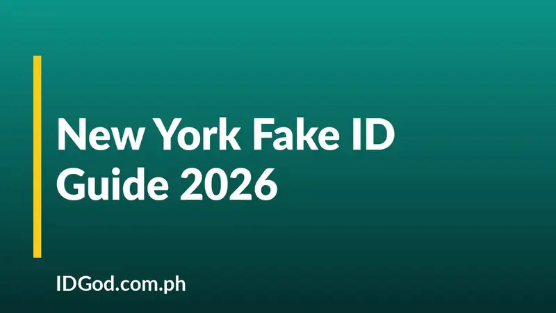 New York Fake ID Guide 2026: Undetectable NY IDs by IDGod