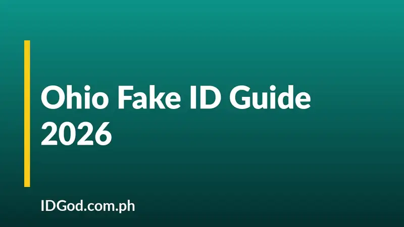 Ohio Fake ID Guide 2026: Undetectable OH IDs by IDGod