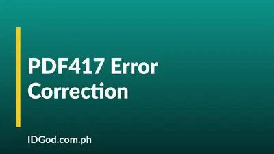 How PDF417 Error Correction Protects a Damaged Barcode