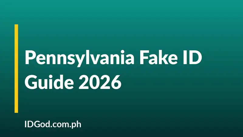 Pennsylvania Fake ID Guide 2026: Undetectable PA IDs by IDGod