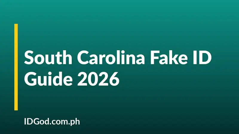 South Carolina Fake ID Guide 2026: Undetectable SC IDs by IDGod