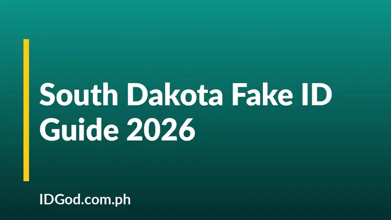South Dakota Fake ID Guide 2026: Undetectable SD IDs by IDGod