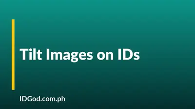 Tilt Images and Changeable Laser Images on ID Cards