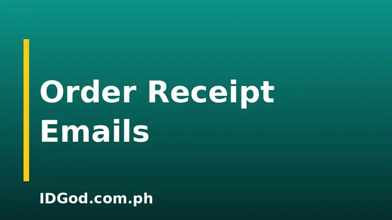 Understanding Your Order Receipt and Payment Emails After You Order