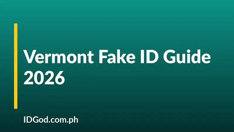 Vermont Fake ID Guide 2026: Undetectable VT IDs by IDGod