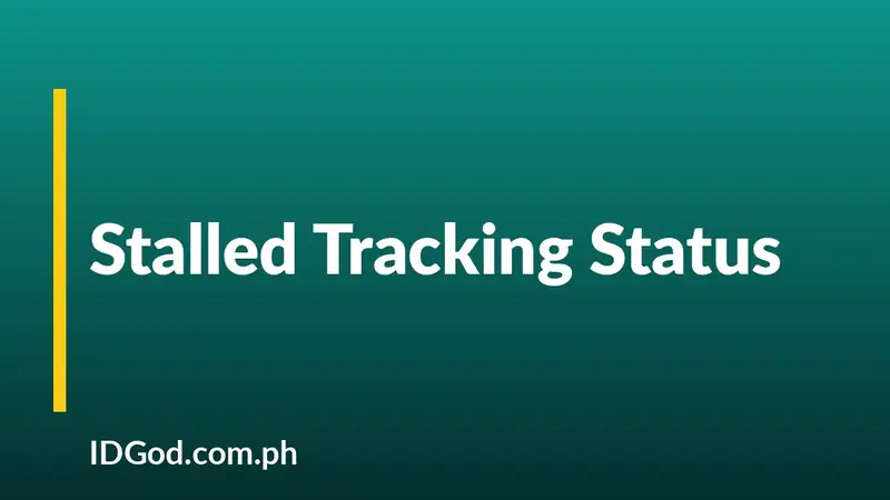 What a Stalled Tracking Status Really Means