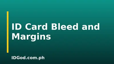 What Bleed and Safe Margins Mean on an ID Card