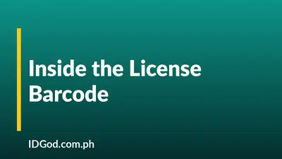 What Is Encoded in a Driver's License Barcode