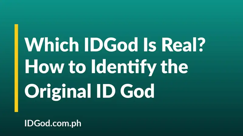 Which IDGod Is Real? How to Identify the Original ID God