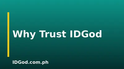 Why IDGod is the Most Trusted Fake ID Website