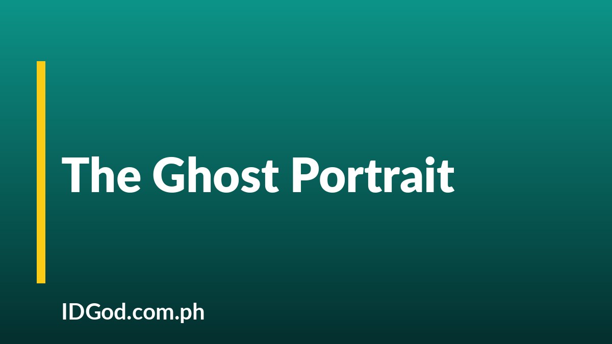 The Ghost Portrait on a Driver's License