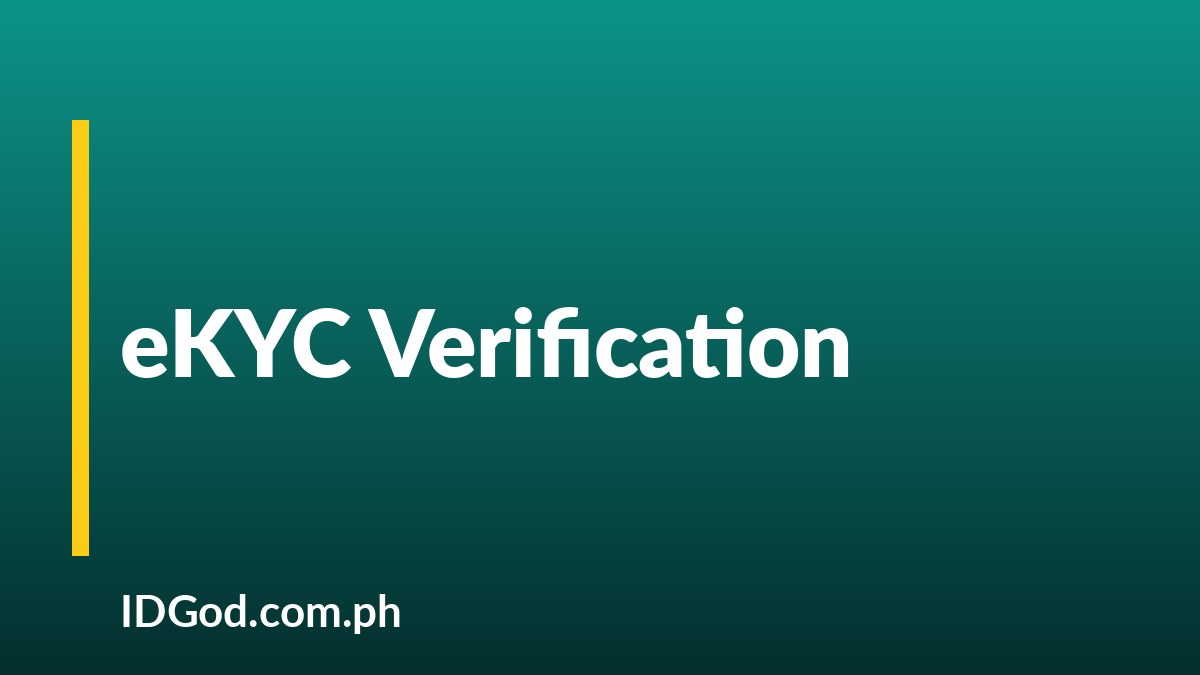 How eKYC Identity Verification Works