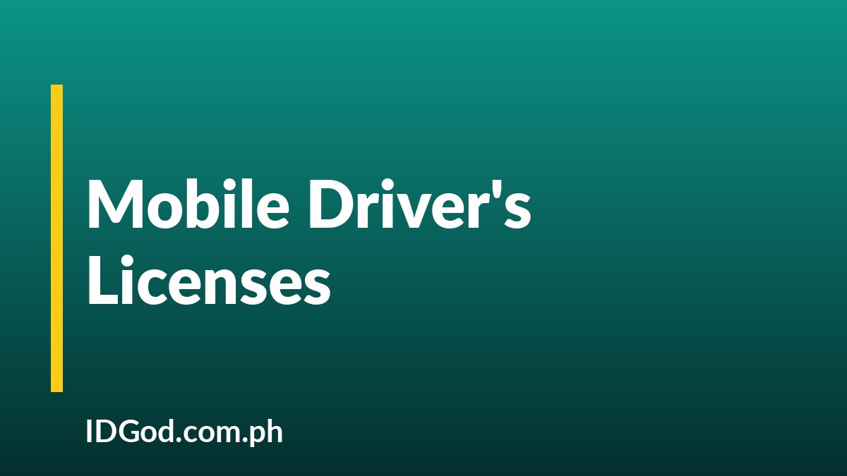 How Mobile Driver's Licenses Work