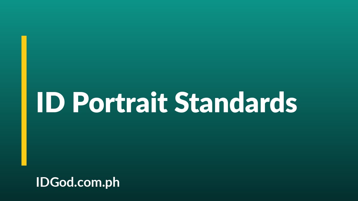How Portrait Standards Shape the Photo on an ID