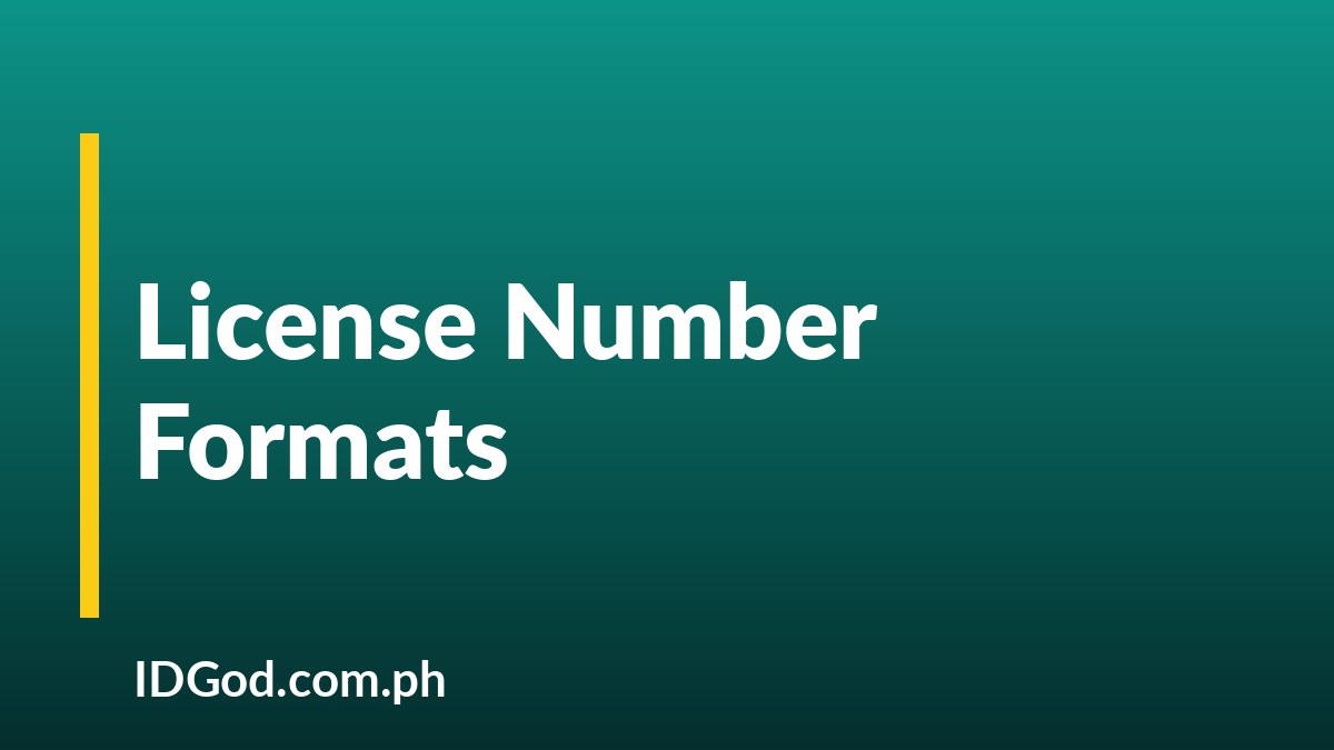 How to Read a Driver's License Number, State by State