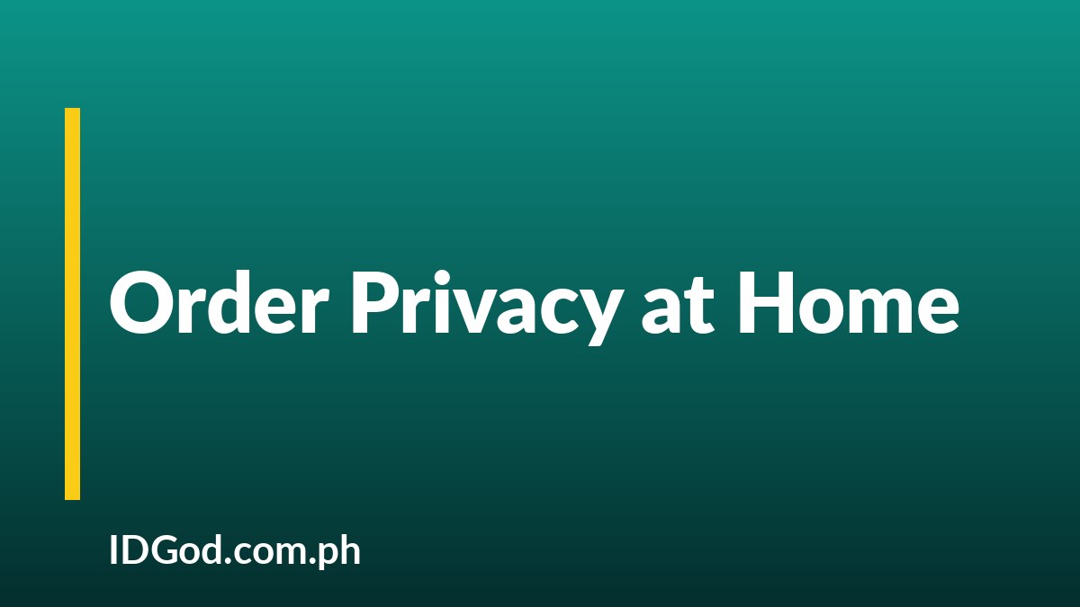 Keeping Your Order Private When You Live With Others