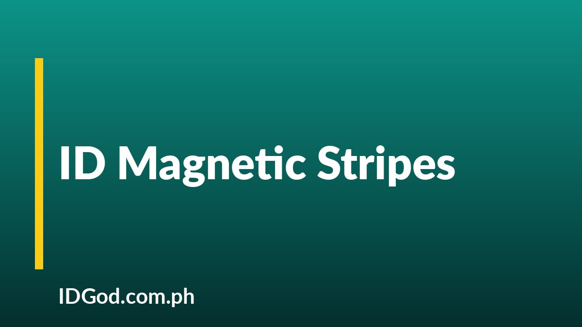The Magnetic Stripe on ID Cards, Explained