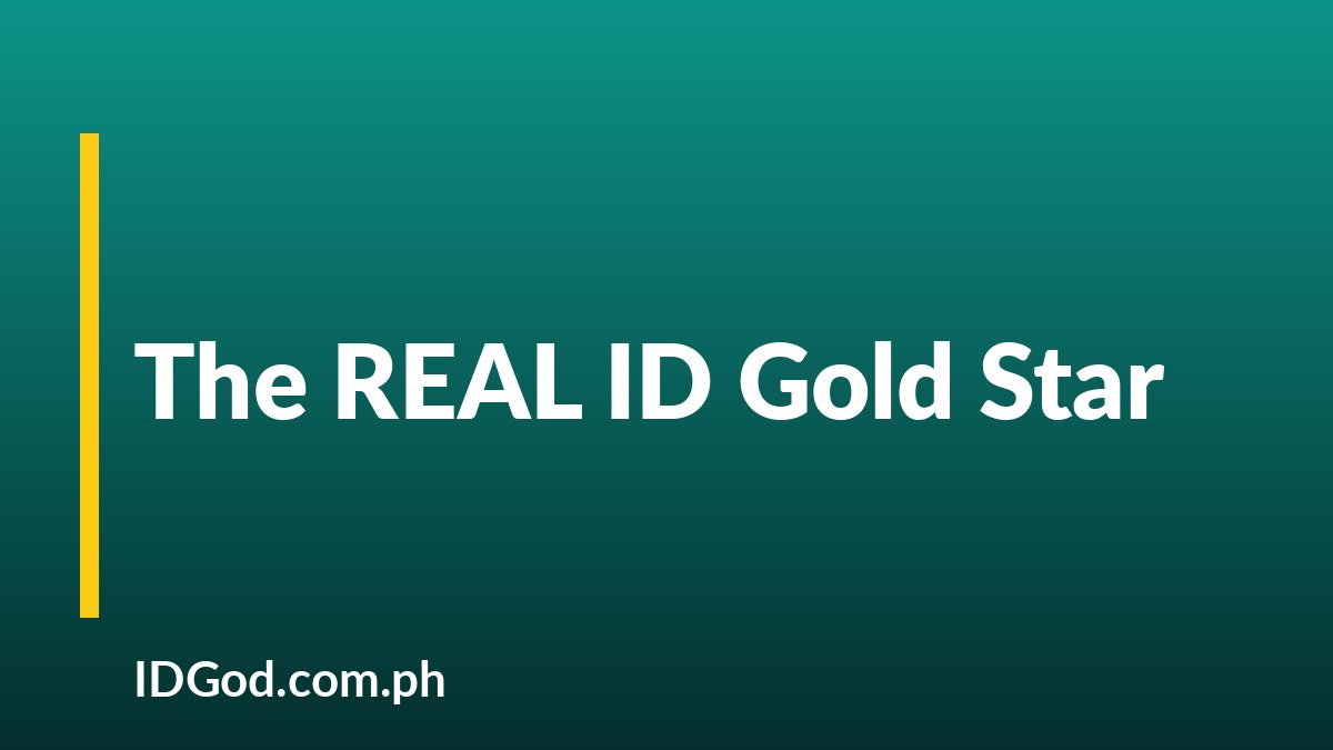 REAL ID Markings and the Gold Star, Explained