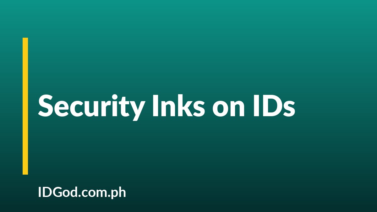Security Inks Beyond UV: Thermochromic, Infrared, and Metameric