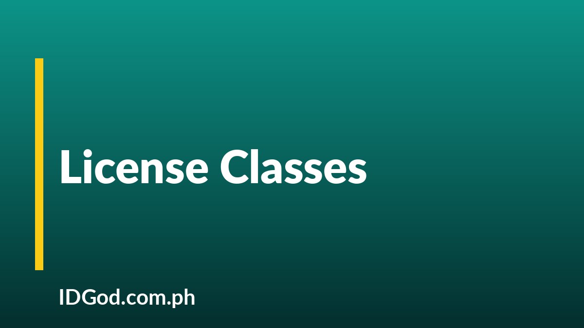 What the Driver's License Classes Mean (A, B, C, D, M)