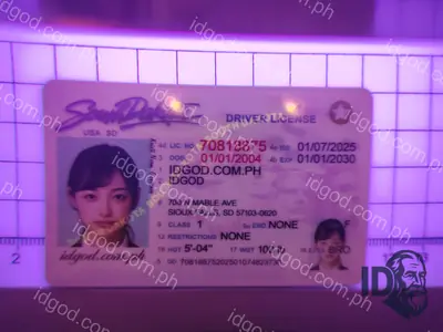 Hologram detail of IDGod South Dakota Fake ID