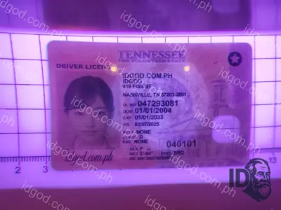 Hologram detail of IDGod Tennessee Fake ID