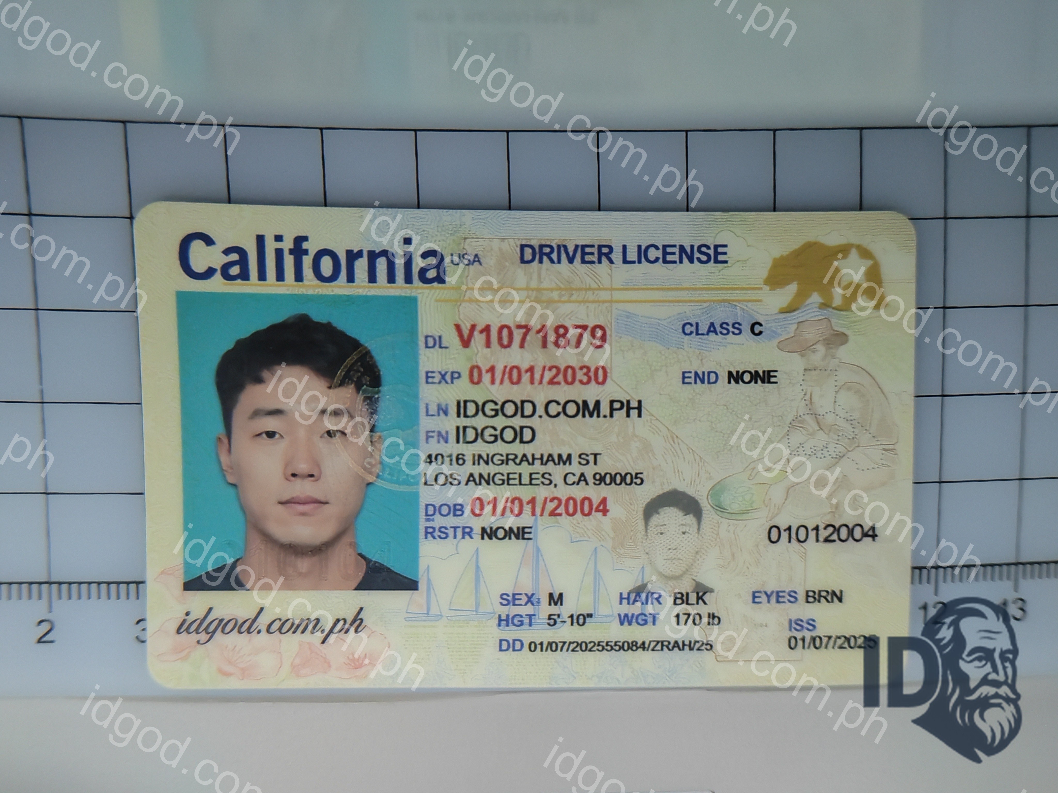 California Polycarbonate - Official State Material Fake ID