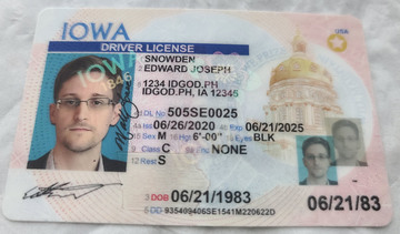 Premium Iowa Fake IDs with Holograms & UV Security