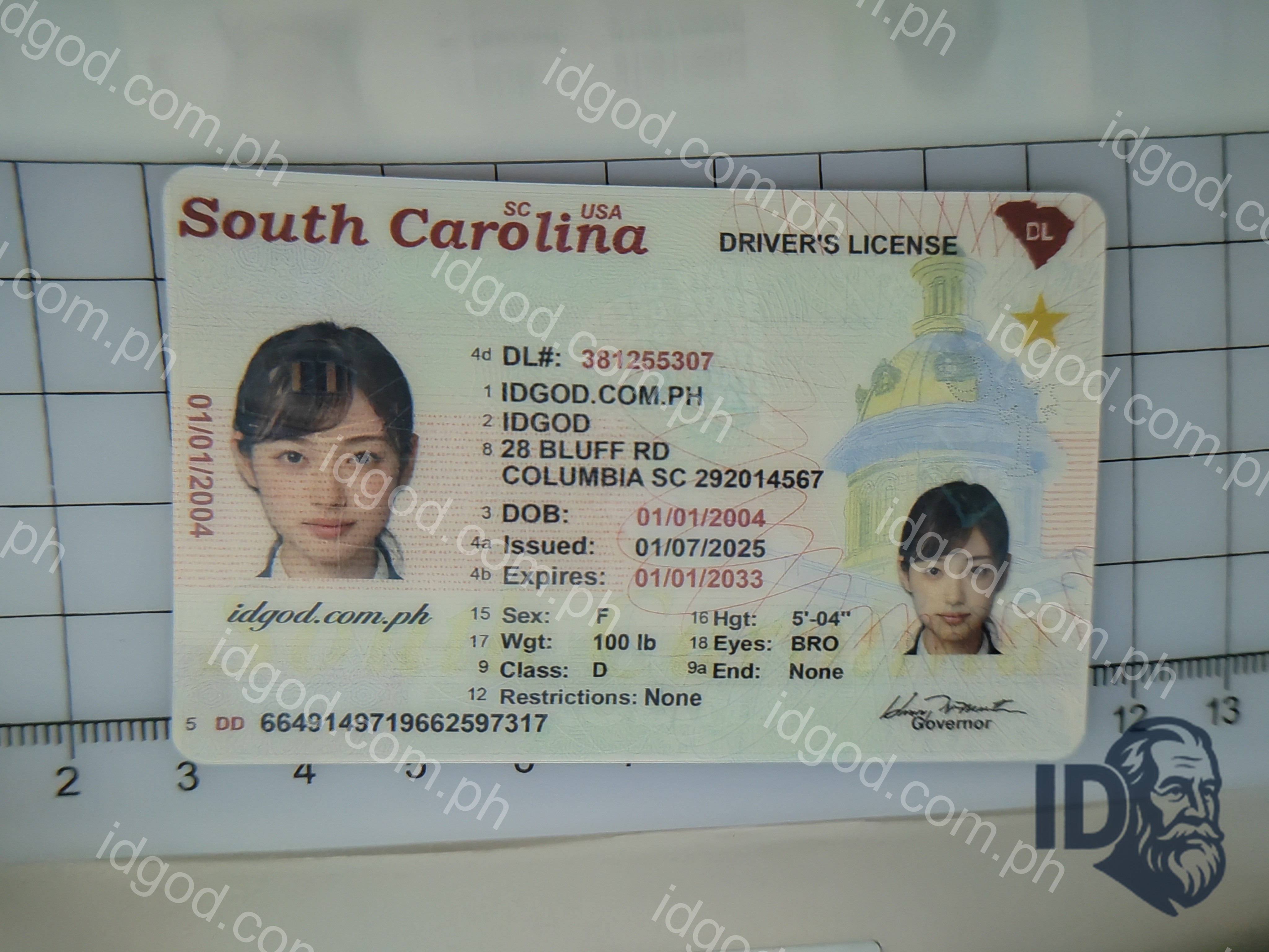 South Carolina Fake ID