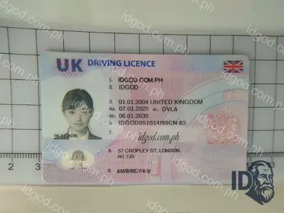 Front view of IDGod United Kingdom Fake ID Fake ID