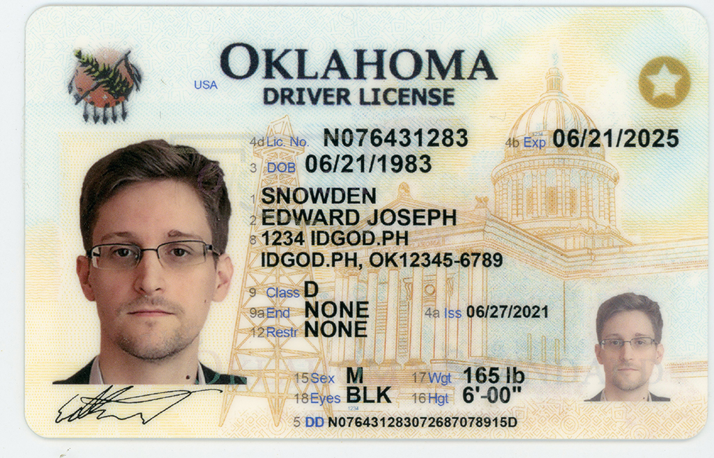 Premium Oklahoma Fake IDs with Holograms & UV Security
