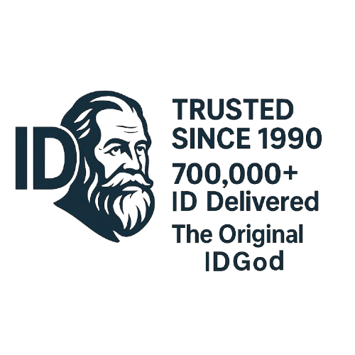 Scannable IDs with Holograms & UV Security