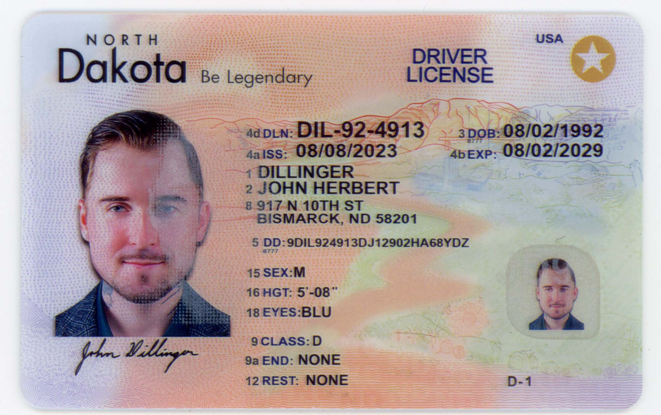 IDGod North Dakota Fake ID - Advanced Hologram Technology